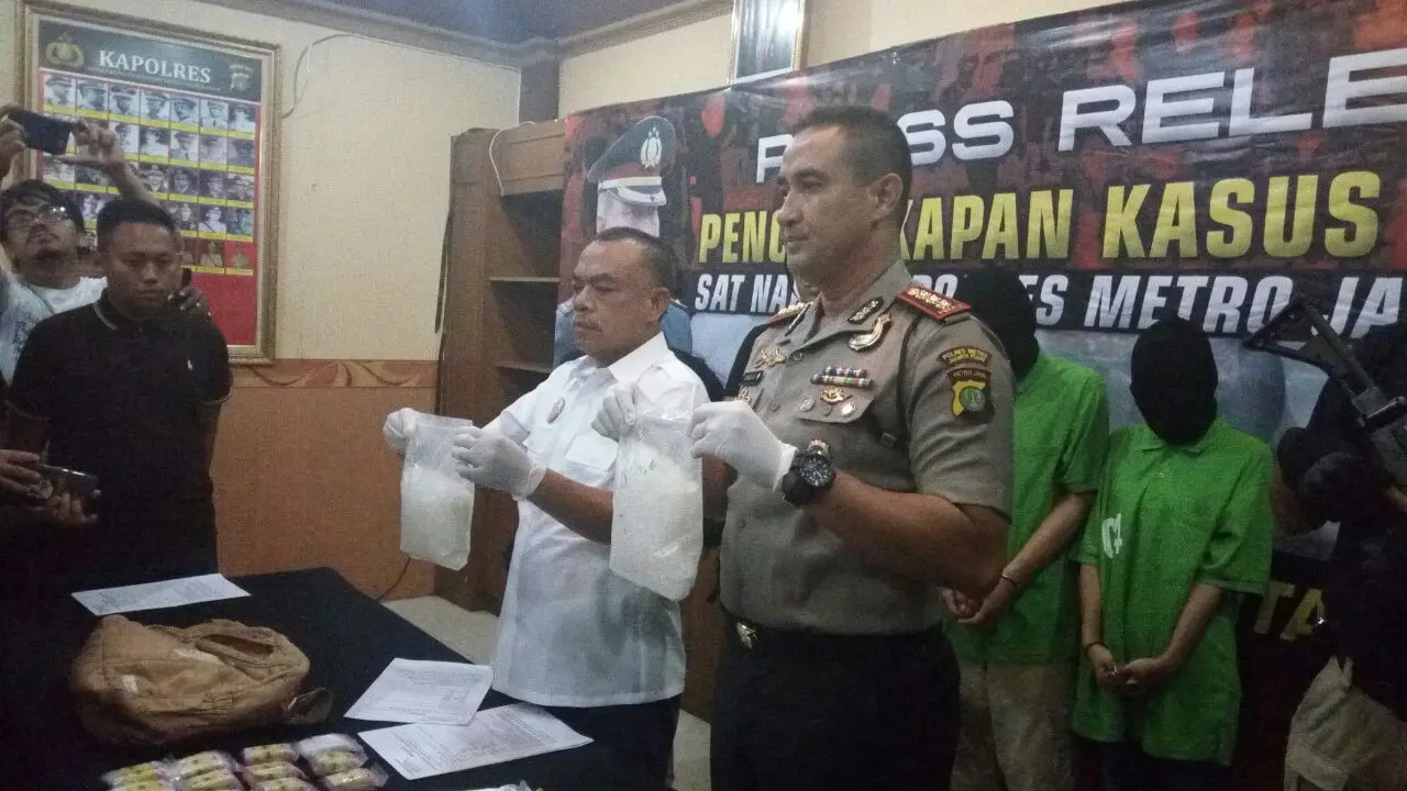 Polisi Tangkap Pengedar Sabu