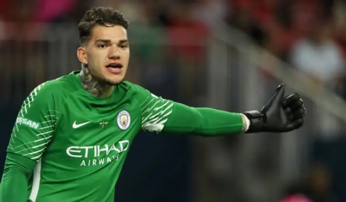 Kiper Manchester City, Ederson Moraes (Foto: ESPN)