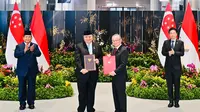 Prabowo-PM Wong Saksikan Penandatanganan 19 MoU Strategis Indonesia-Singapura