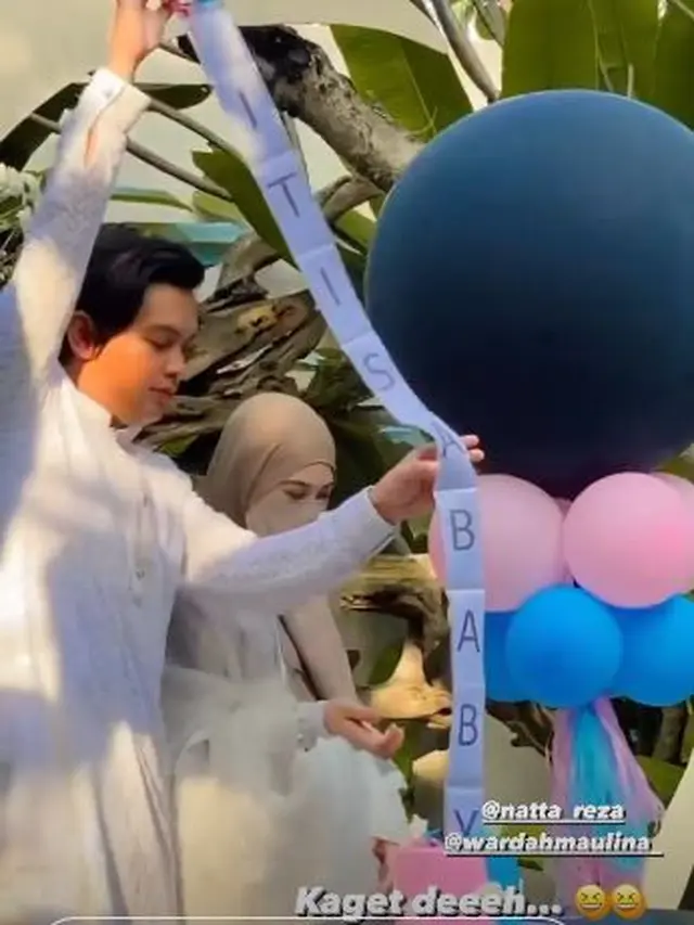 Gelar Tasyakuran, Ini 7 Momen Wardah Maulina dan Natta Reza Ungkap Jenis Kelamin Anak