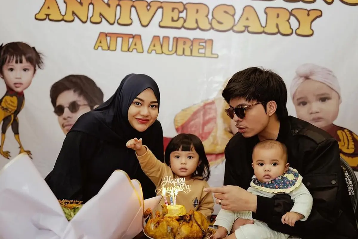 Atta Halilintar dan Aurel Hermansyah rayakan anniversary ke-3 (Instagram/attahalilintar)