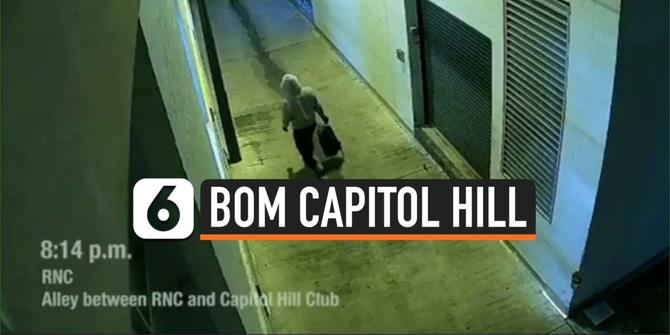 VIDEO: FBI Rilis Rekaman Orang Taruh Bom di Capitol Hill Sebelum Kerusuhan