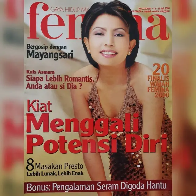6 Potret Lawas Mayangsari Jadi Model Majalah, Pernah Tampil dengan Rambut Pendek