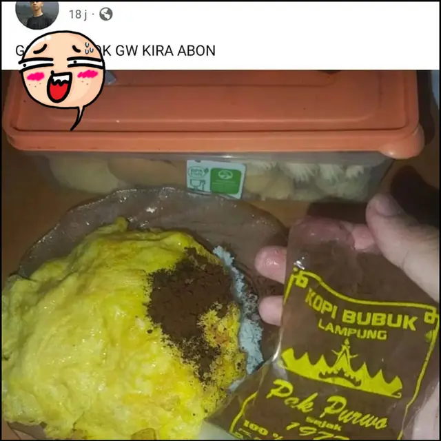 6 Momen Apes ketika Salah Mengira Abon Ini Bikin Elus Dada, Jadi Gagal Makan