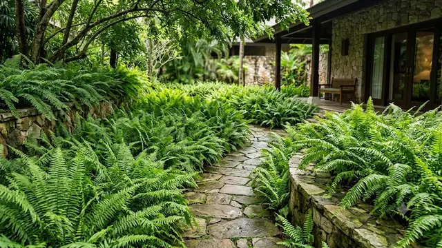 Desain Taman dengan Satu Jenis Tanaman agar Terlihat Eksklusif