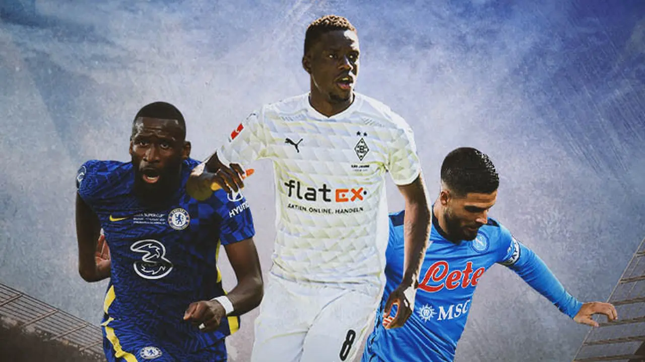 Ilustrasi - Antonio Rudiger, Denis Zakaria, Lorenzo Insigne