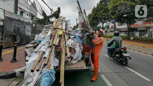 Semua Bentuk Alat Peraga Kampanye Dicopot dari Ruang Terbuka
