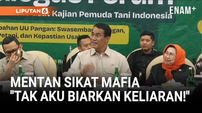 Mentan Amran Tegas Sikat Habis Mafia: Tak Akan Aku Biarkan Berkeliaran!