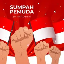 Ilustrasi Hari Sumpah Pemuda, 28 Oktober. (Photo on Freepik)