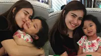 Ayu Ting Ting dan putrinya, Bilqis Khumairah Razak. (Instagram)