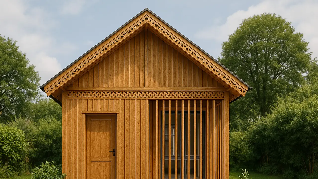 7 Model Rumah Minimalis dengan Lisplang dan Kisi-Kisi Kayu Vertikal, Tampilan Simpel tapi Berkarakter