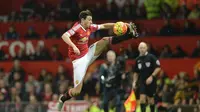 Bek Manchester United asal Italia, Matteo Darmian. (AFP/Oli Scarff)