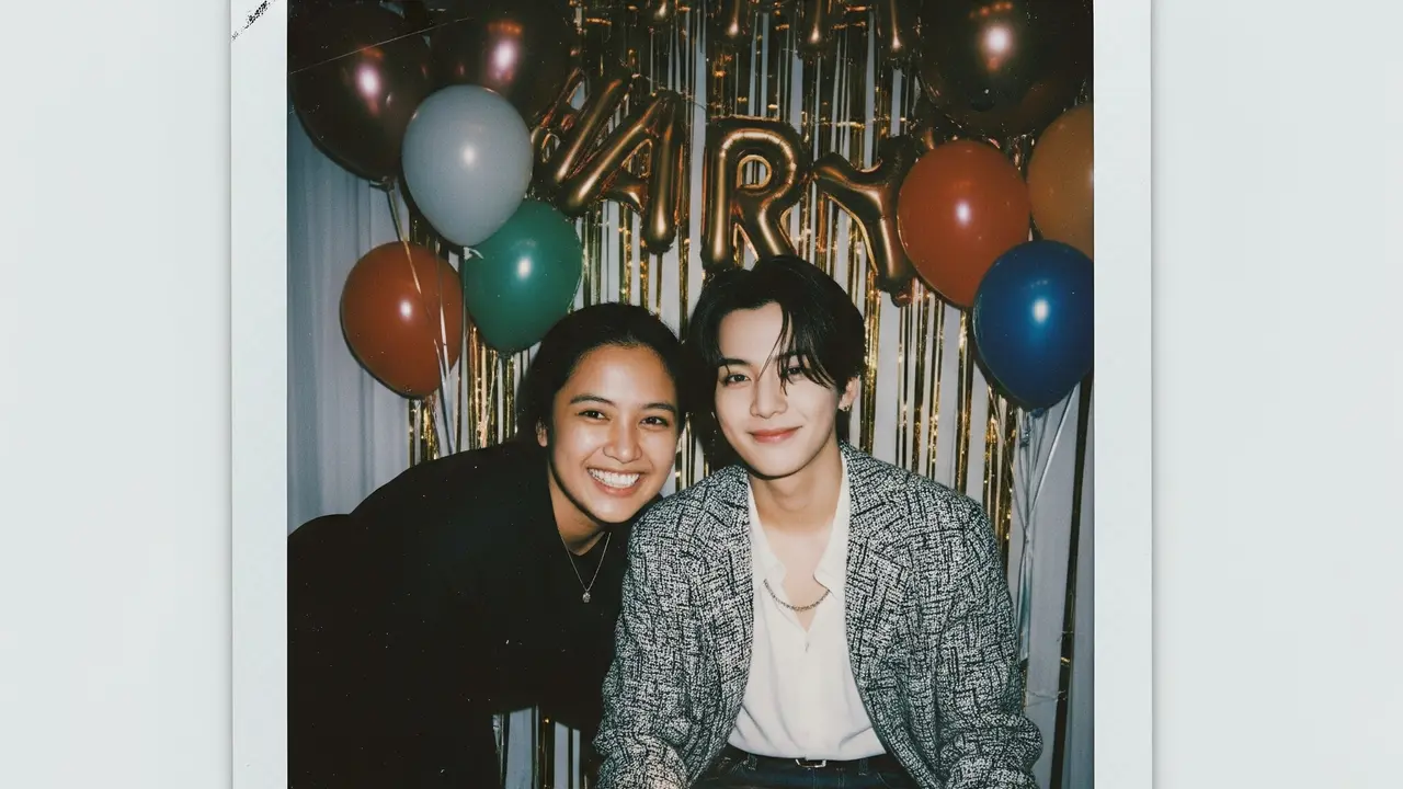 Polaroid AI bersama Idol K-pop (Foto: Gemini)