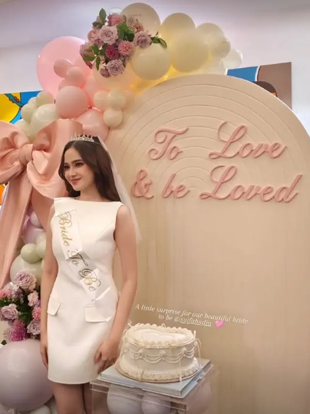 Dekorasi Bridal Shower Syifa Hadju (Foto: Instagram @syifahadju)