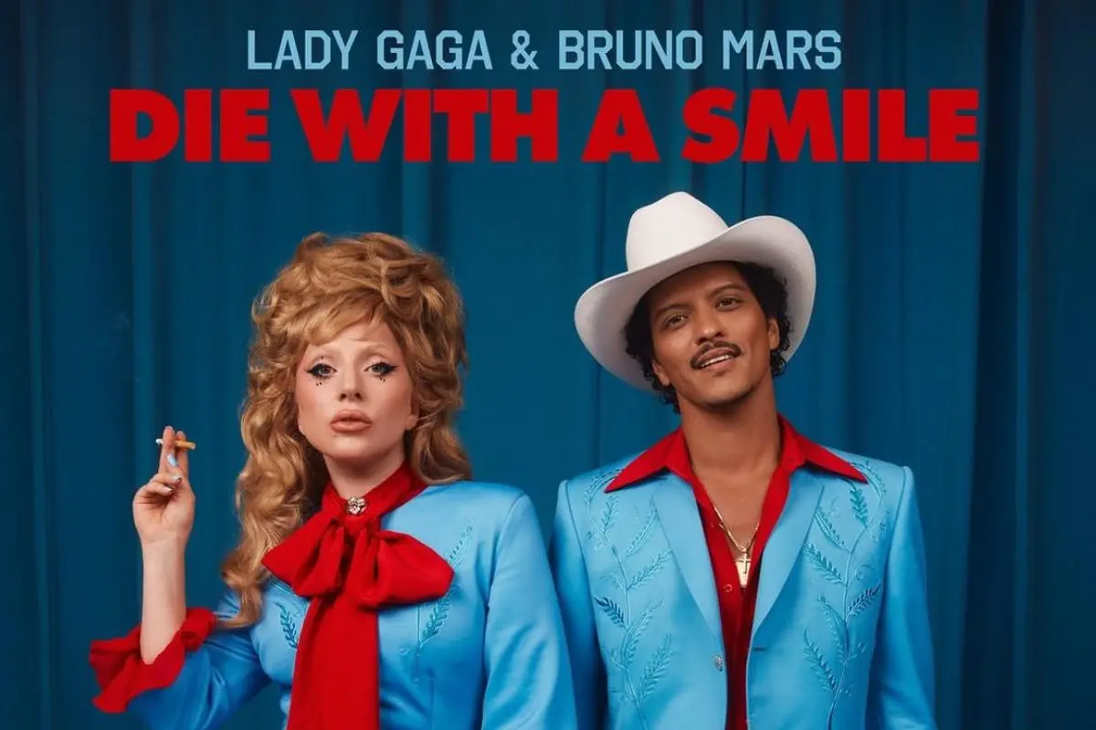 Lady Gaga dan Bruno Mars (Instagram/@ladygaga)