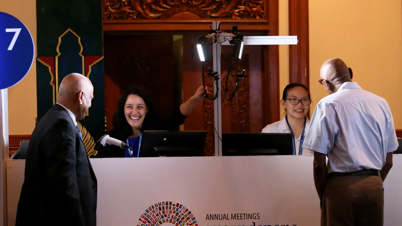 Peserta Pertemuan Tahunan IMF-Bank Dunia 2018 di Bali