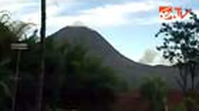 Aktivitas Gunung Lokon Kembali Tenang
