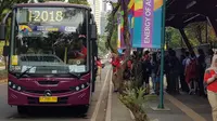Mencoba Kenyamanan Shuttle Bus Asian Games 2018