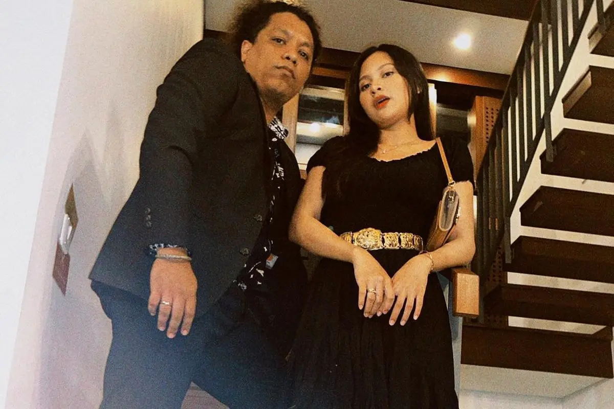 Indah Permatasari dan Arie Kriting. (Foto: Dok. Instagram @indahpermatas)