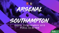 Premier League - Arsenal Vs Southampton (Bola.com/Adreanus Titus)