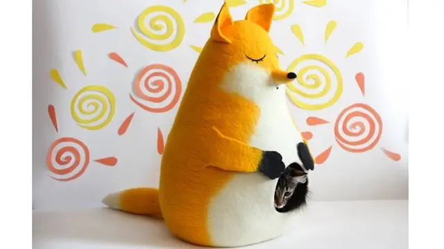 7 Tempat Tidur Kucing dari Wol Ini Bentuknya Menarik Banget