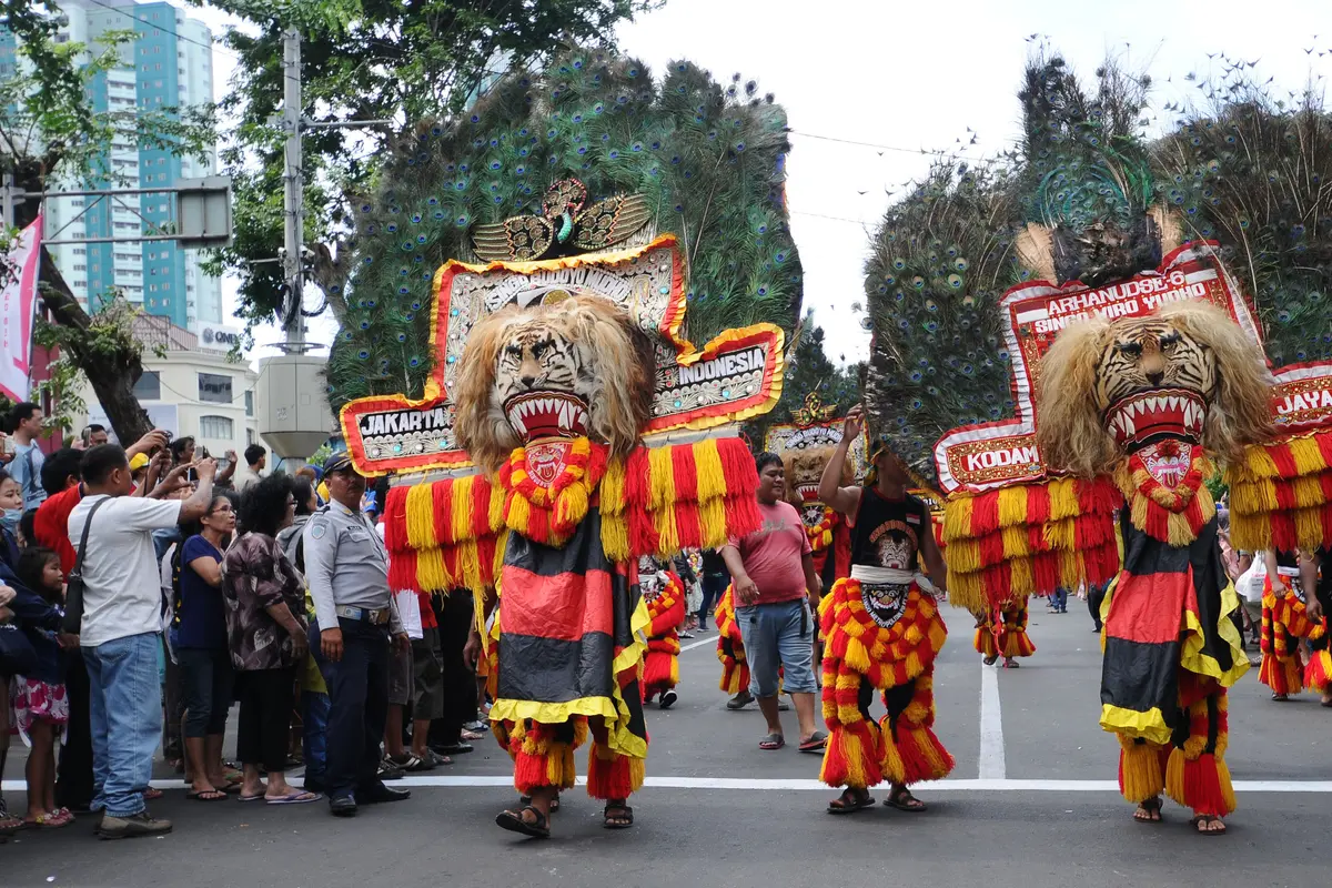 Warna Warni Budaya Indonesia Saat Karnaval Cap Go Meh 2018 di Kawasan Glodok