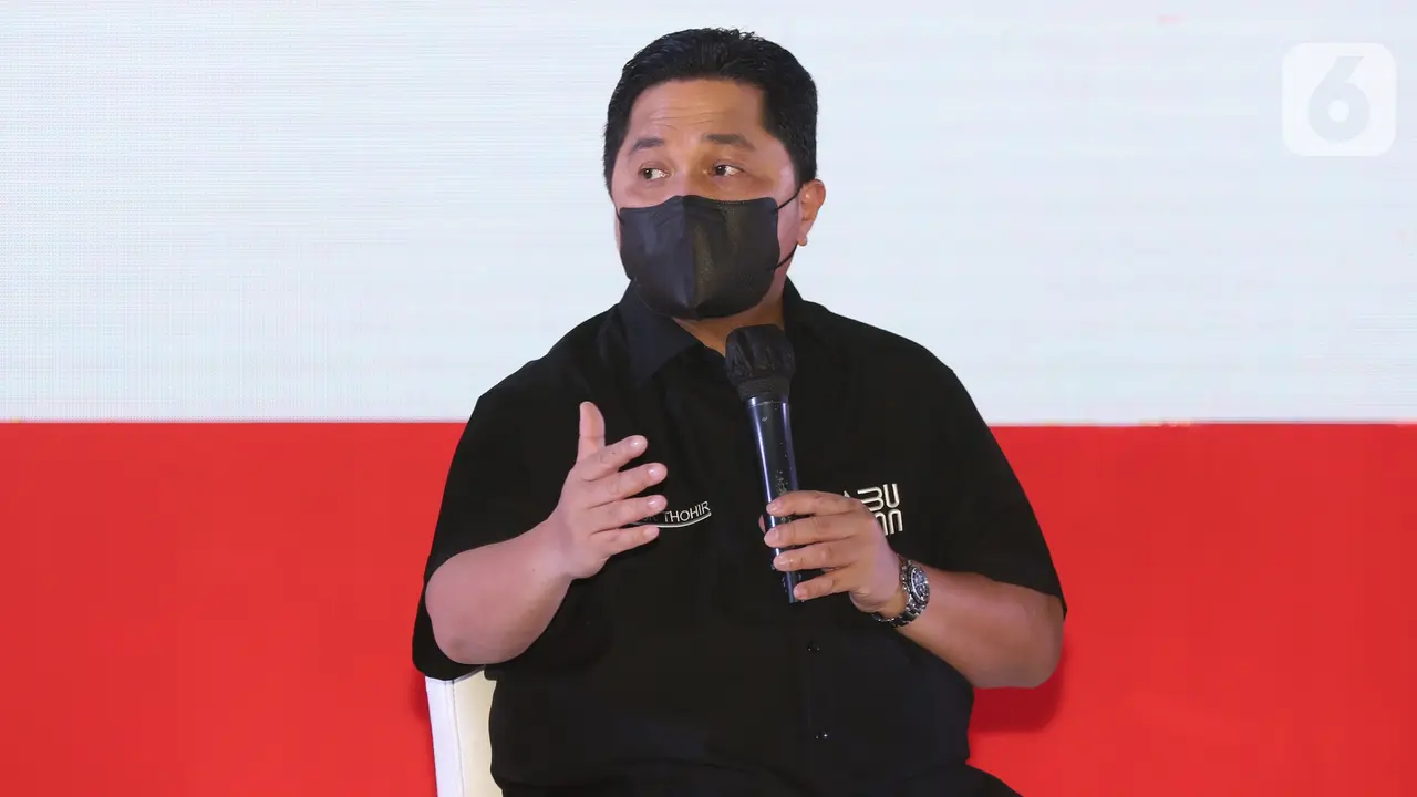 Menteri Badan Usaha Milik Negara (BUMN) RI, Erick Thohir. (Liputan6.com/Fery Pradolo) 