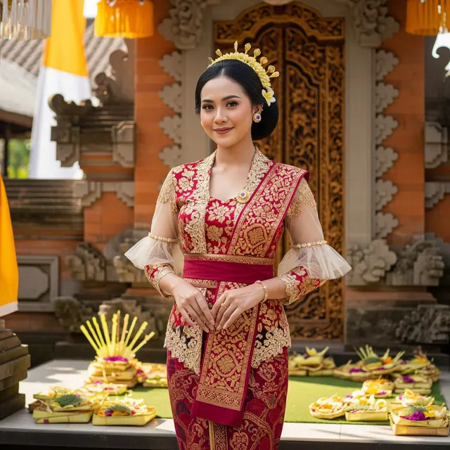12 Model Kebaya Bali untuk Hari Raya Galungan, Pilihan Tradisional dan Modern