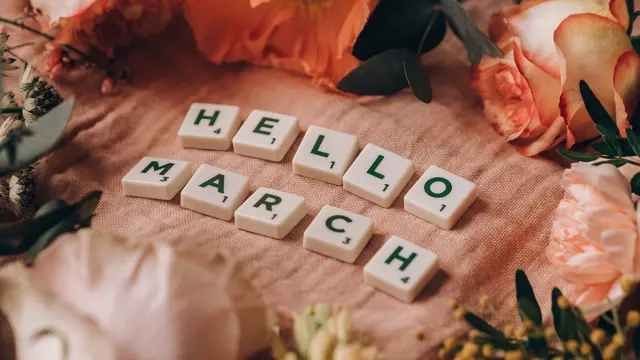 Ilustrasi bulan Maret