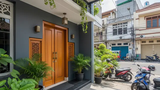 Hindari 6 Warna Cat Ini untuk Pintu Masuk Rumah, Bikin Terlihat Kurang Ramah