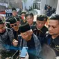 Ketua Majelis Syuro Amien Rais dan Ketua Umum Ridho Rahmadi memimpin langsung proses pendaftaran Partai Ummat sebagai peserta pemilu 2024 ke Komisi Pemilihan Umum (KPU). (Dok. Liputan6.com)