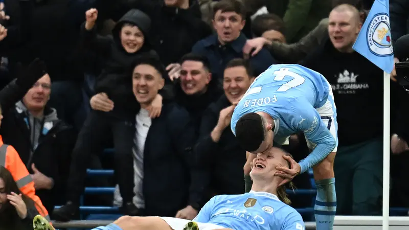 Erling Haaland, Phil Foden, Man City