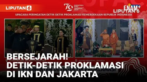 VIDEO: Lengkap, Upacara Peringatan Detik-Detik Proklamasi di IKN dan Jakarta