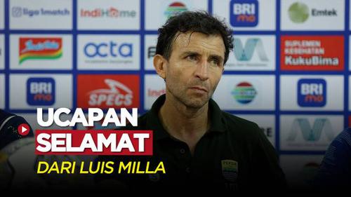 VIDEO: PSM Juara BRI Liga 1, Luis Milla Ucapkan Selamat