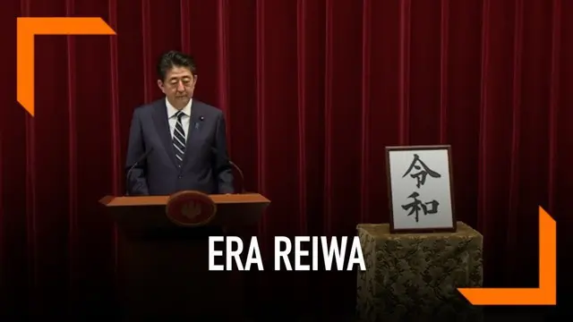 Pemerintah Jepang mengumumkan nama era baru kekaisaran. Nama Reiwa dipilih karena mengandung arti budaya yang diasuh satu sama lain.