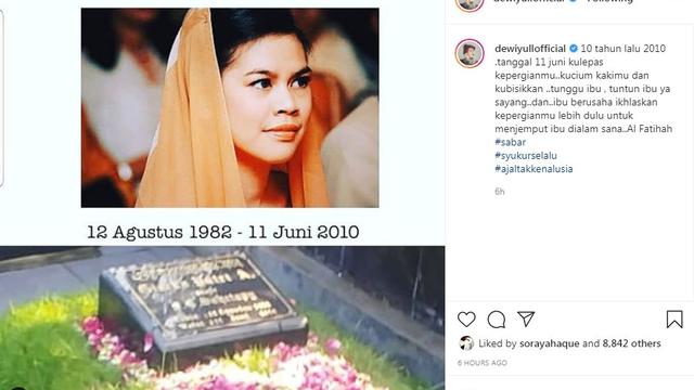 Dewi Yull (Foto: Instagram/@dewiyullofficial)