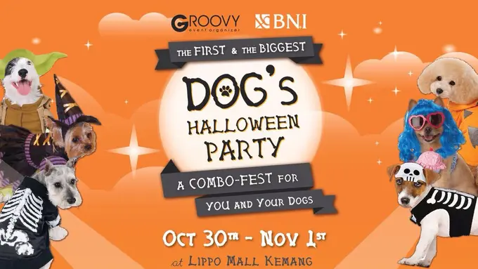 Pamerin Anjing Kecemu di 'Dogs Halloween Party 2015', Yuk!