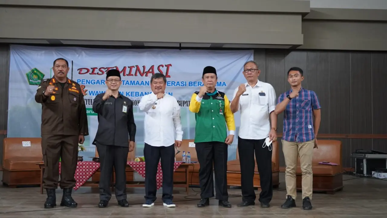 Kegiatan itu bertujuan menyampaikan informasi kepada masyarakat pentingnya menjaga kedaulatan bangsa dan menghindari sikap radikalisme yang berpotensi memecah belah umat.