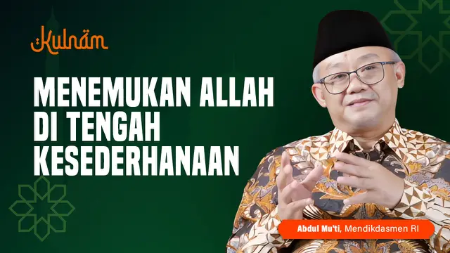 Menemukan Allah di Tengah Kesederhanaan