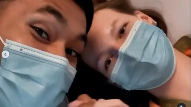 Diego Afisyah dan istri, Polina dikaruniai anak pertama (Foto: Instagram/@diegoafisyah)