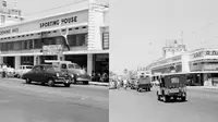 Suasana jalanan Surabaya era 50-an (Ist)