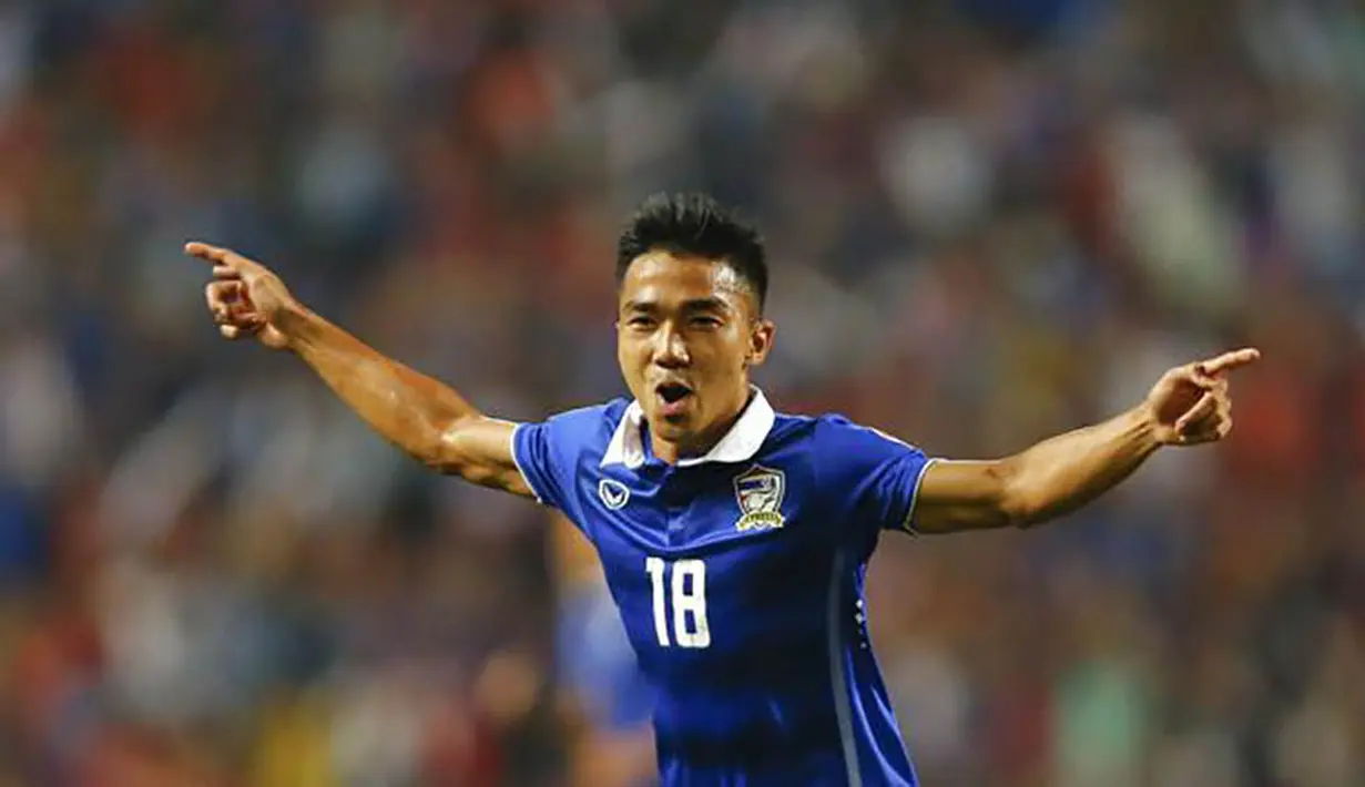 Chanathip Songkrasin, dirinya sudah tiga musim bermain untuk Liga Premier Thailand bersama klub BEC Tero Sasana. (Labbola.com)