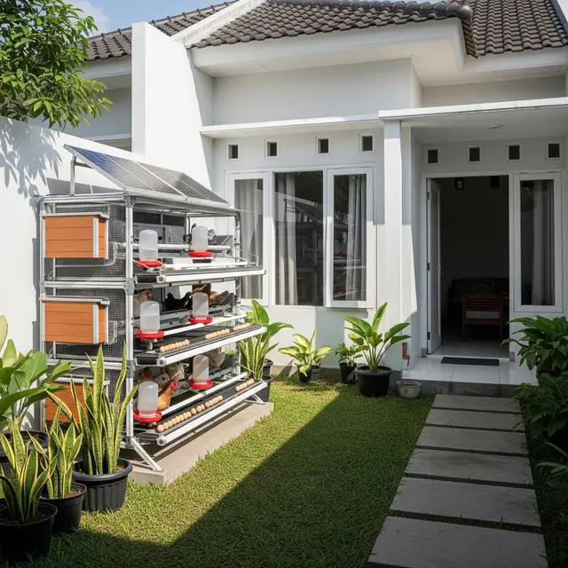 9 Model Kandang Ayam Modern dengan Sistem Buka Tutup Otomatis, Tingkatkan Efisiensi