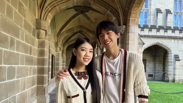 Mischka Aoki dan Devon Enzo. (Foto: Koleksi Pribadi Mischka Aoki)
