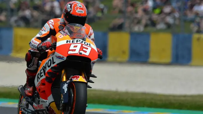 Ini Video Saat Marc Marquez dan Dovizioso Jatuh Bareng