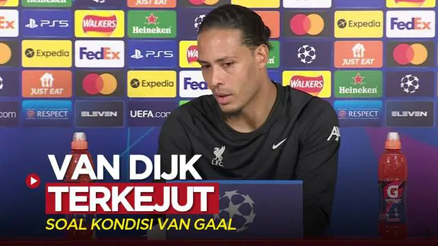 VIDEO: Virgil van Dijk Terkejut Louis van Gaal Mengidap Kanker Prostat