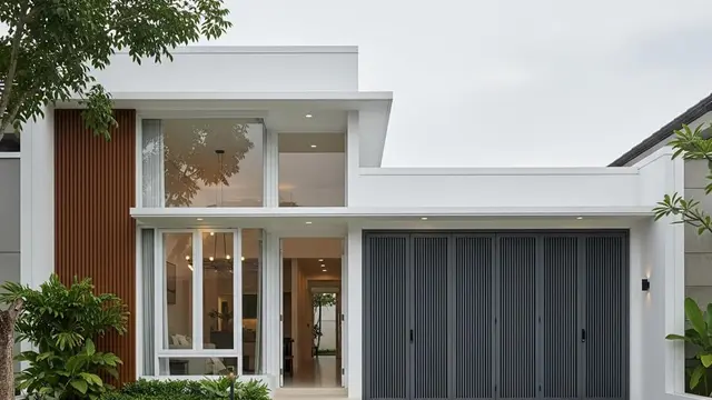 Model Rumah Mungil Tapi Punya Garasi Muat Mobil