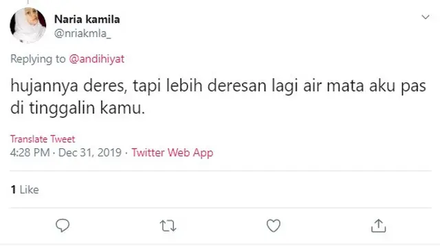 gombalan hujan