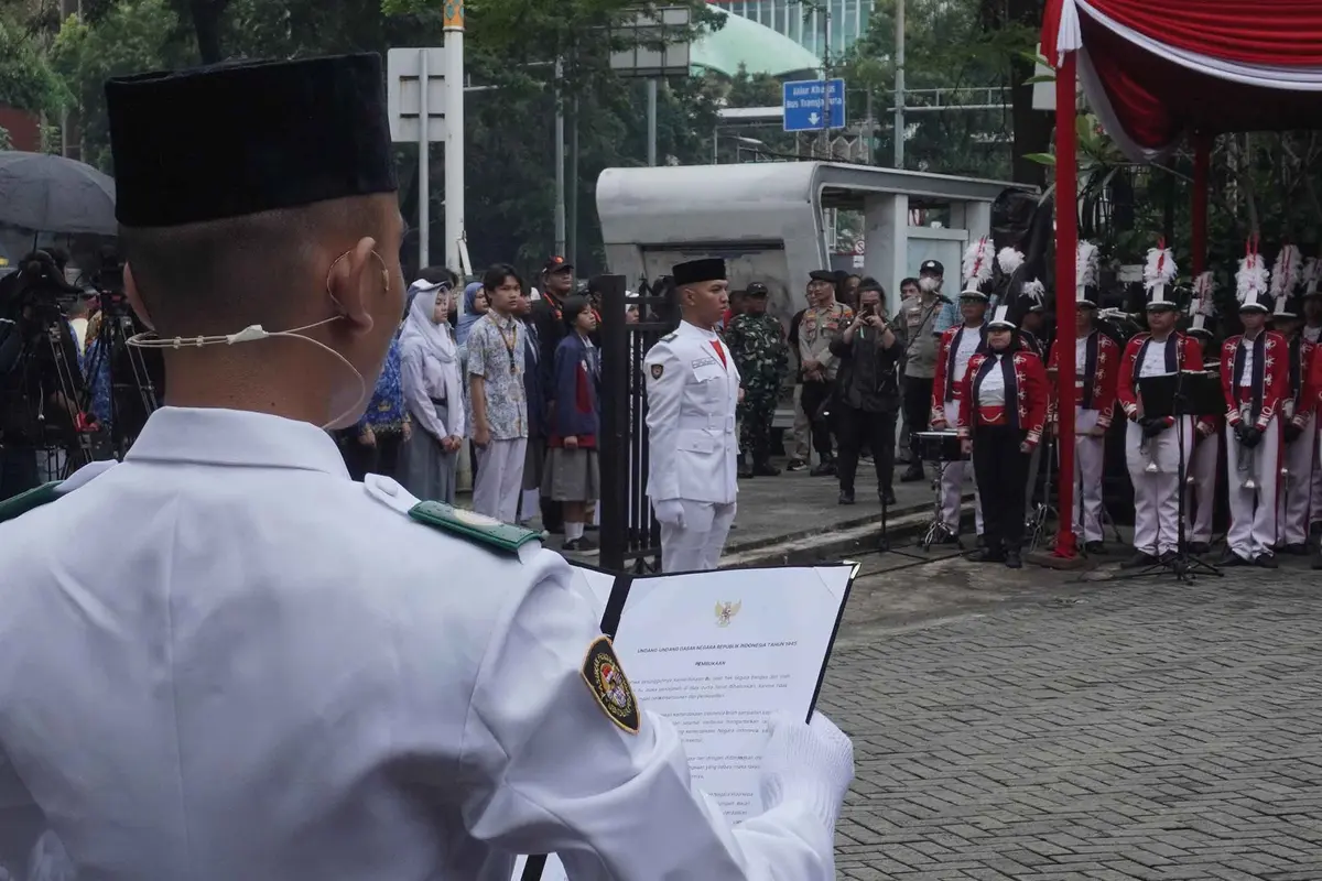 Menteri Kebudayaan Fadli Zon Pimpin Upacara Peringatan Hari Sumpah Pemuda Ke-97 di Museum Sumpah Pemuda