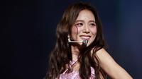JISOO BLACKPINK saat tampil di panggung Coachella pada the 2023 Coachella Valley Music and Arts Festival pada 22 April 2023 di Indio, California. (Emma McIntyre / GETTY IMAGES NORTH AMERICA / Getty Images via AFP)